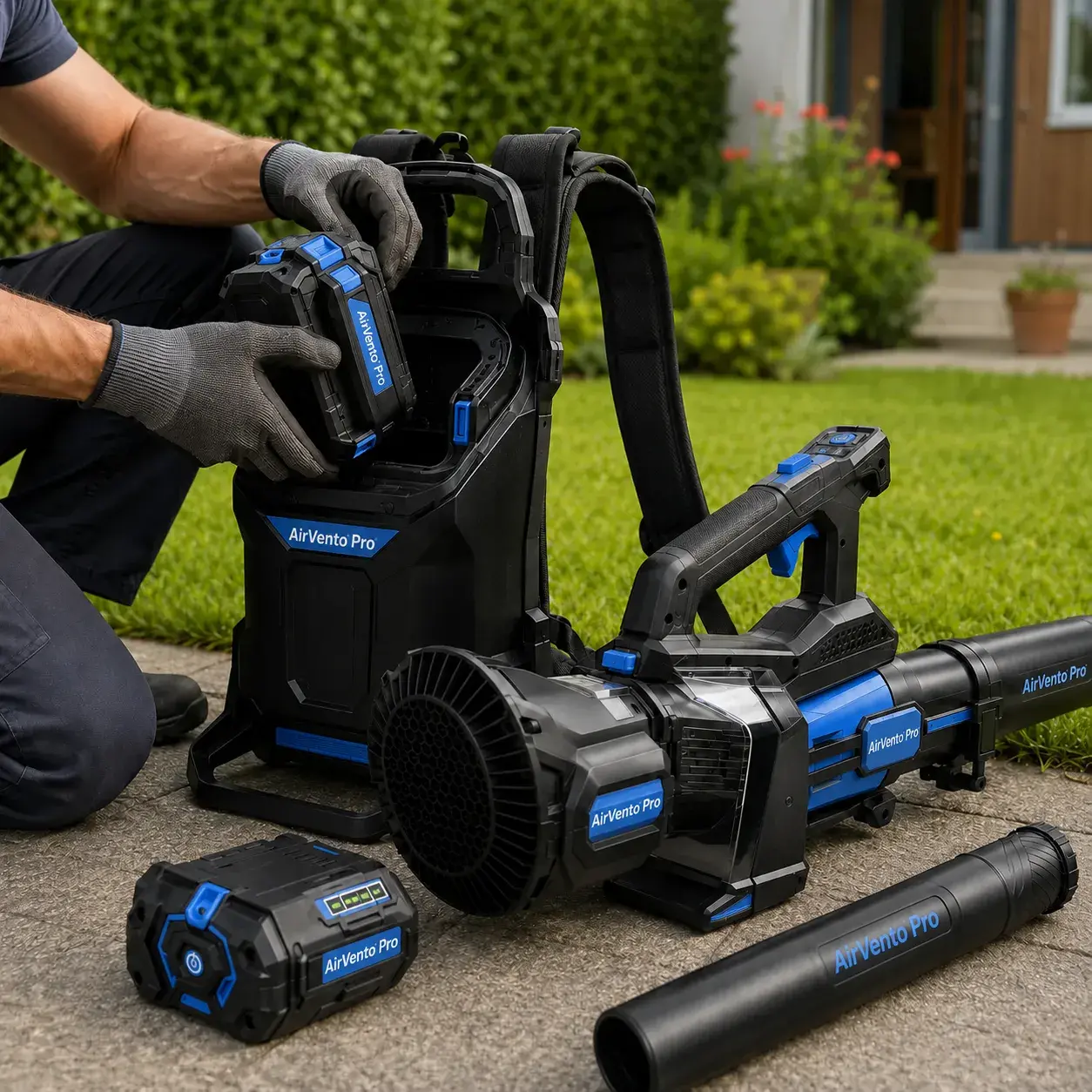 AirVento Pro batteria ricaricabile lunga autonomia